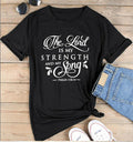 T-Shirt Women Jesus Faith Slogan