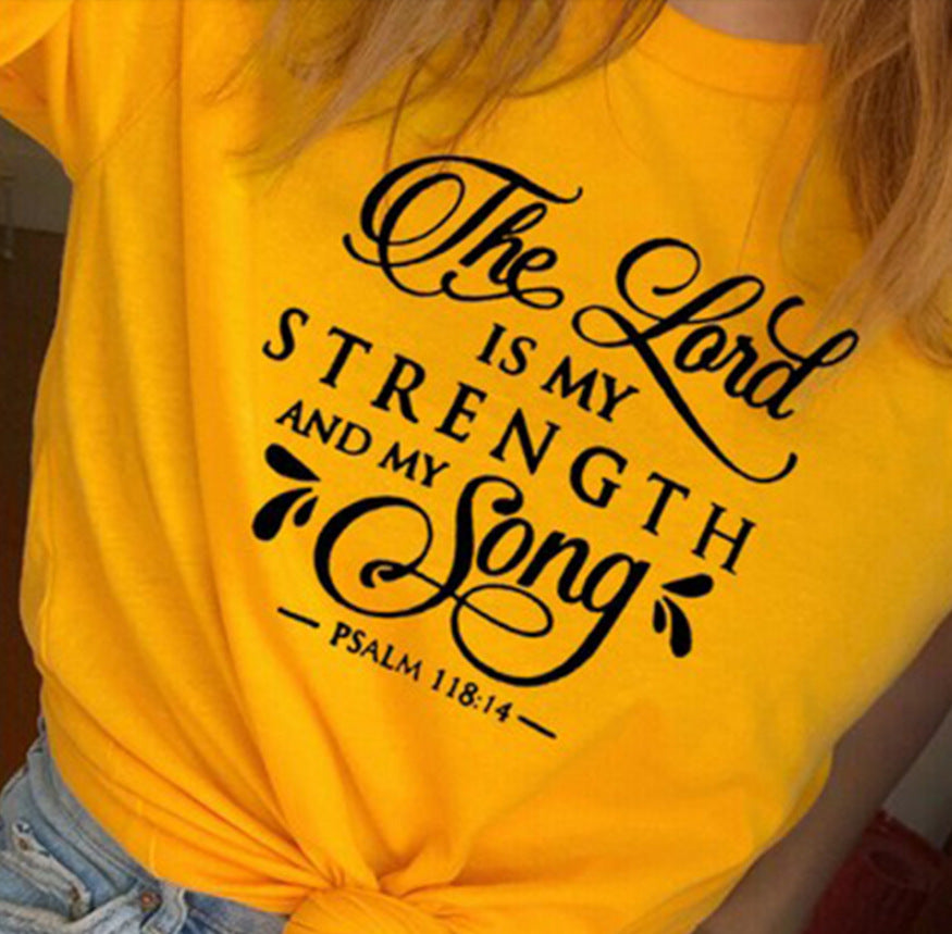 T-Shirt Women Jesus Faith Slogan