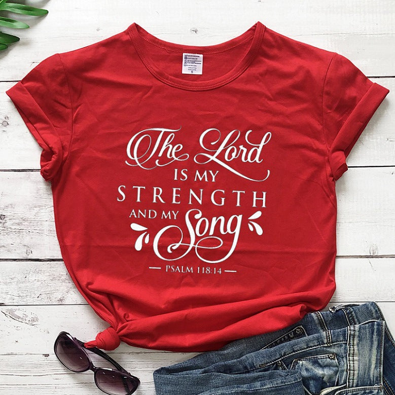 T-Shirt Women Jesus Faith Slogan